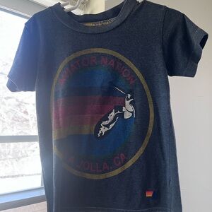 Aviator Nation Kids Navy Graphic Tee